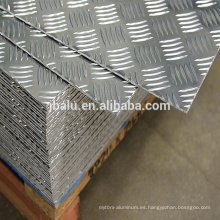 Hoja de aluminio anodizada llana grabada en relieve de 2m m 3m m 4m m de China